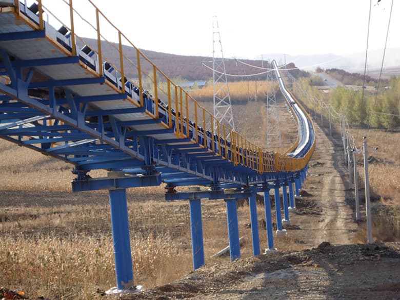 LBHI large inclination belt conveyor for coal mining